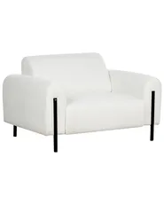 Sessel ASKIM Bouclé Weiß_918528