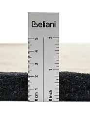 Vloerkleed SAKARO Donkergroen ø 160 cm Wol_1131811