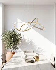 LED Pendant Lamp TUMEN Metal Gold_1149646