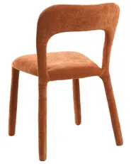 Set of 2 Chairs LAKEVILLE Chenille Golden Brown_1118644