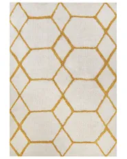 Teppich BEYLER Weiß 160 x 230 cm Baumwolle_842984
