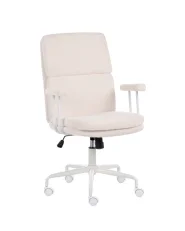 Bürostuhl VERO Bouclé Cremeweiß_1085420