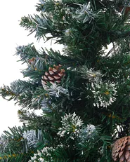 Künstlicher Weihnachtsbaum LED PALOMAR 120 cm Dunkelgrün_813108