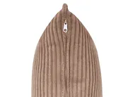 Modul Ecksofa 4-Sitzer LEMVIG mit Ottomane Cord Dunkelbeige linksseitig_1053370