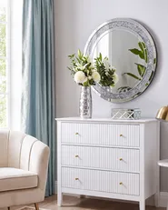 Wall Mirror ERBRAY 70 cm 70 cm Silver_1083075