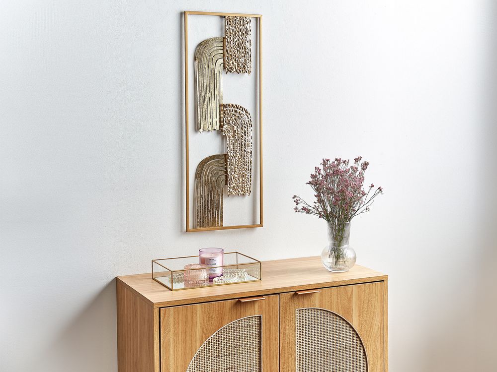 Wanddecoratie THULIUM Metaal 75 cm Goud