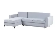 Corner Sofa Bed 3 Seater SIMRIS with Storage Fabric Light Blue Right Hand_950974