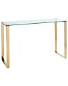Konsolentisch TILON Sicherheitsglas Gold