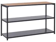Outdoor-Küche mit Spüle AVETRANA Schwarz Metall_933477