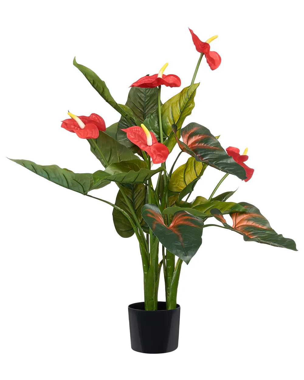 Kunstpflanze ANTHURIUM 95 cm Grün