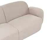 Bank 3-zits JULE Bouclé Beige_1125974