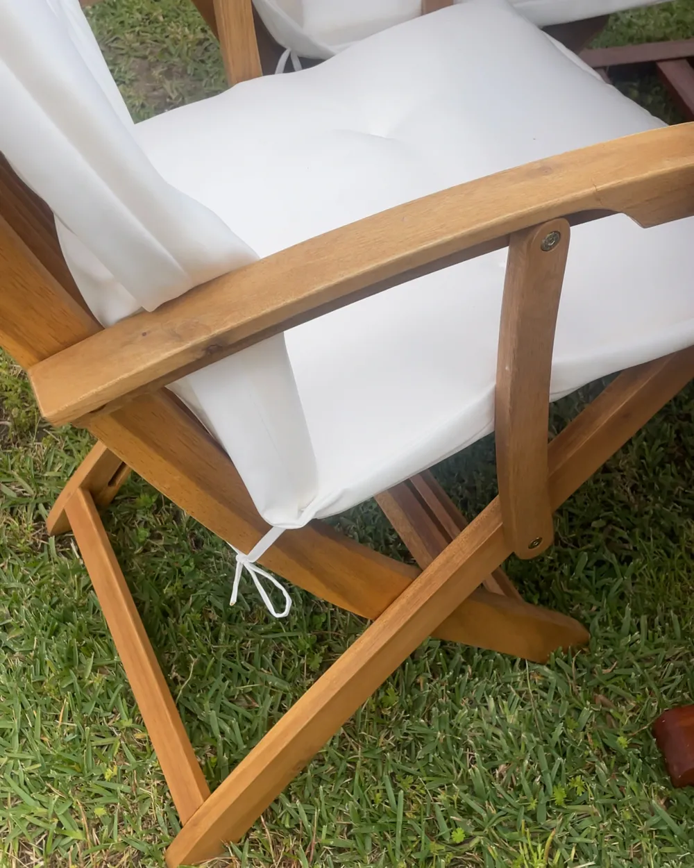 Gartenstuhl 2er Set MAUI II Akazienholz Hellbraun_983742