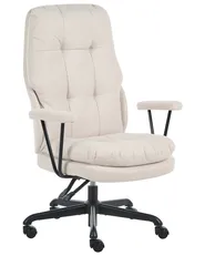 Bürostuhl MELOCUSH Stoff Cremeweiß_1085264