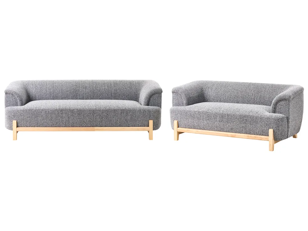 Sofa Set 5-Sitzer ALNOR Stoff Dunkelgrau_1010756