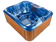 Outdoor Whirlwanne mit LED ARCELIA Blau_898004