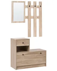 Hallway Set COOMA Light Brown_1029643