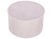 Pouf ZIKRIA Samtstoff Hellbeige_950293