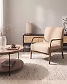 Sessel SENNELS Bouclé Beige