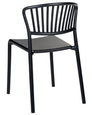 Gartenstuhl 4er Set GELA Schwarz_862703