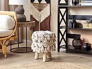 Hocker THONDI Baumwolle Beige_1177653