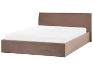 Ottoman Bed ORBEY Boucle Brown 160 x 200 cm (EU King Size)_982019