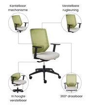 Bureaustoel VIRTUOSO Lichtgroen_1073401