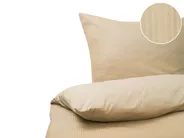 Ensemble de housses de couette AVONDALE 135 x 200 cm Satin de coton Beige_815138