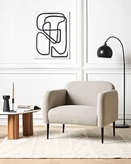 Sessel STOUBY Leinen Taupe_1154596
