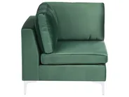 Modular U-Shape Sofa 6 Seater EVJA Velvet Green_789497