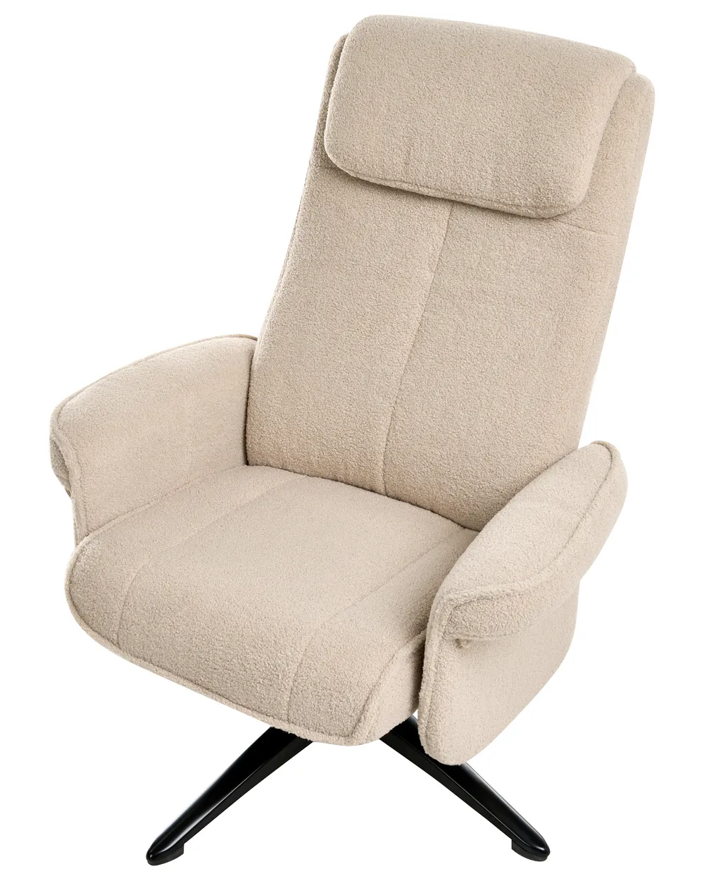 Recliner Chair GERAS Boucle Beige_1006992