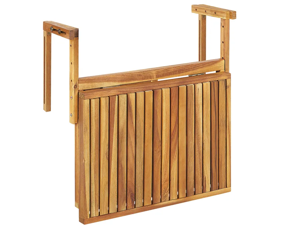 Balkontisch UDINE 70 cm 69 cm Akazienholz Braun_810161