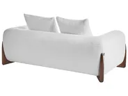 Sofa 2-Sitzer VINLIDEN Bouclé Weiß_1048340
