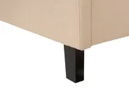 Bett mit Lattenrost Stoff MONTPELLIER 160 x 200 cm Beige_754222