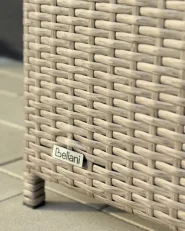 Aufbewahrungsbox MODENA 126 cm 46 cm Polyrattan Taupe_1018244
