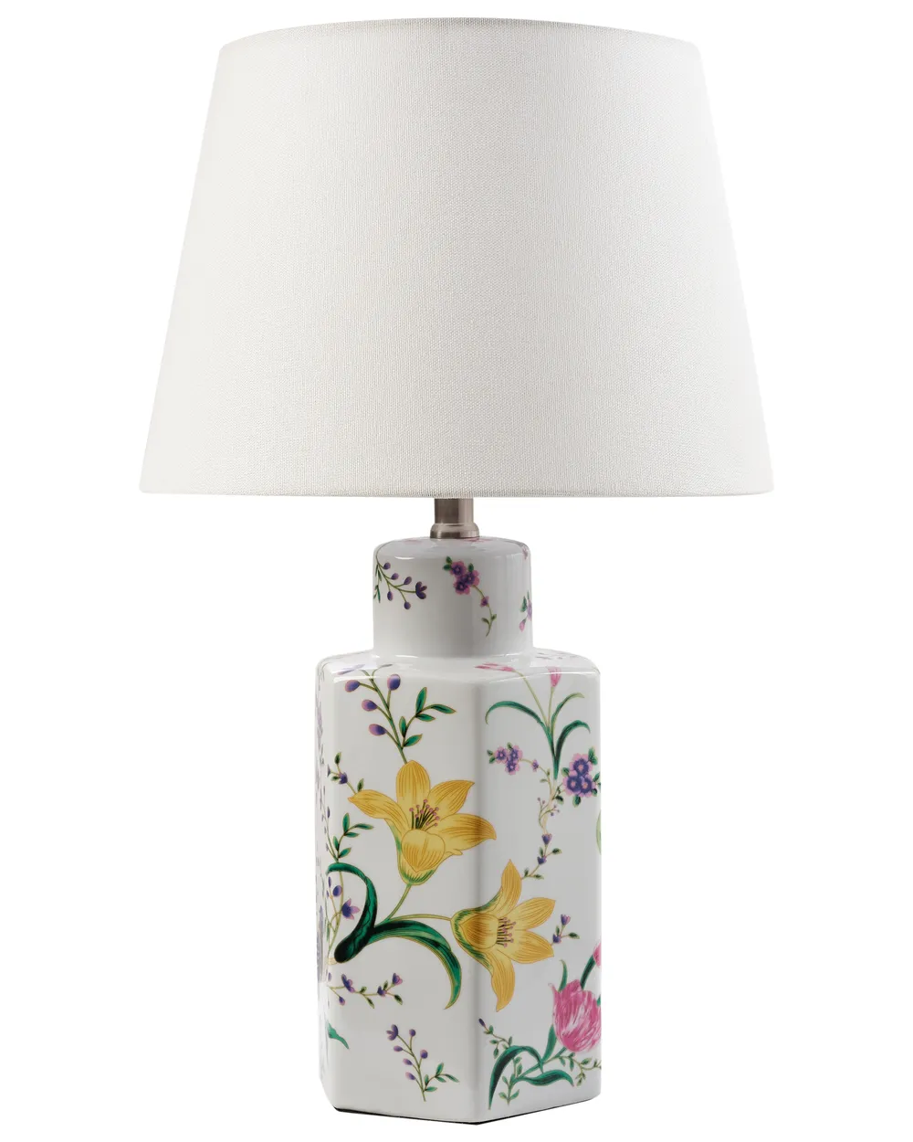 Tischlampe CAVADO Porzellan Weiß