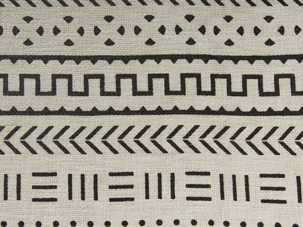 Kuscheldecke PANVEL Baumwolle 130 x 180 cm Weiß_829390