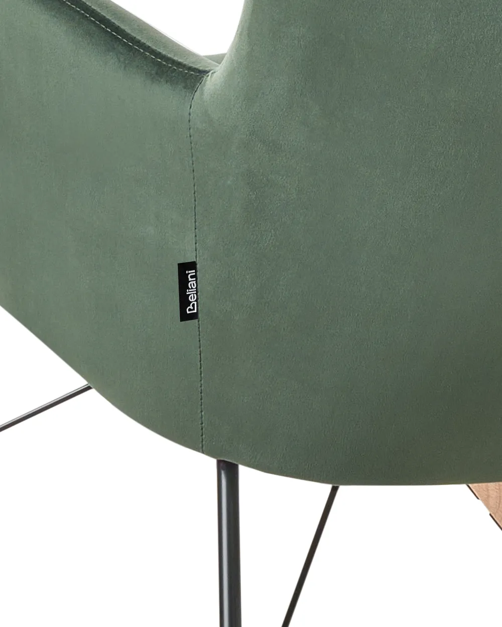 Rocking Chair ELLAN Velvet Dark Green_995613