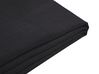 Bettrahmenbezug FITOU 120 x 200 cm Schwarz