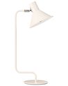 Schreibtischlampe RIMAVA Metall Cremeweiß