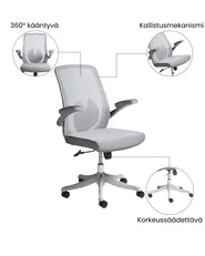 Chaise de bureau OVERLORD Gris_1073157