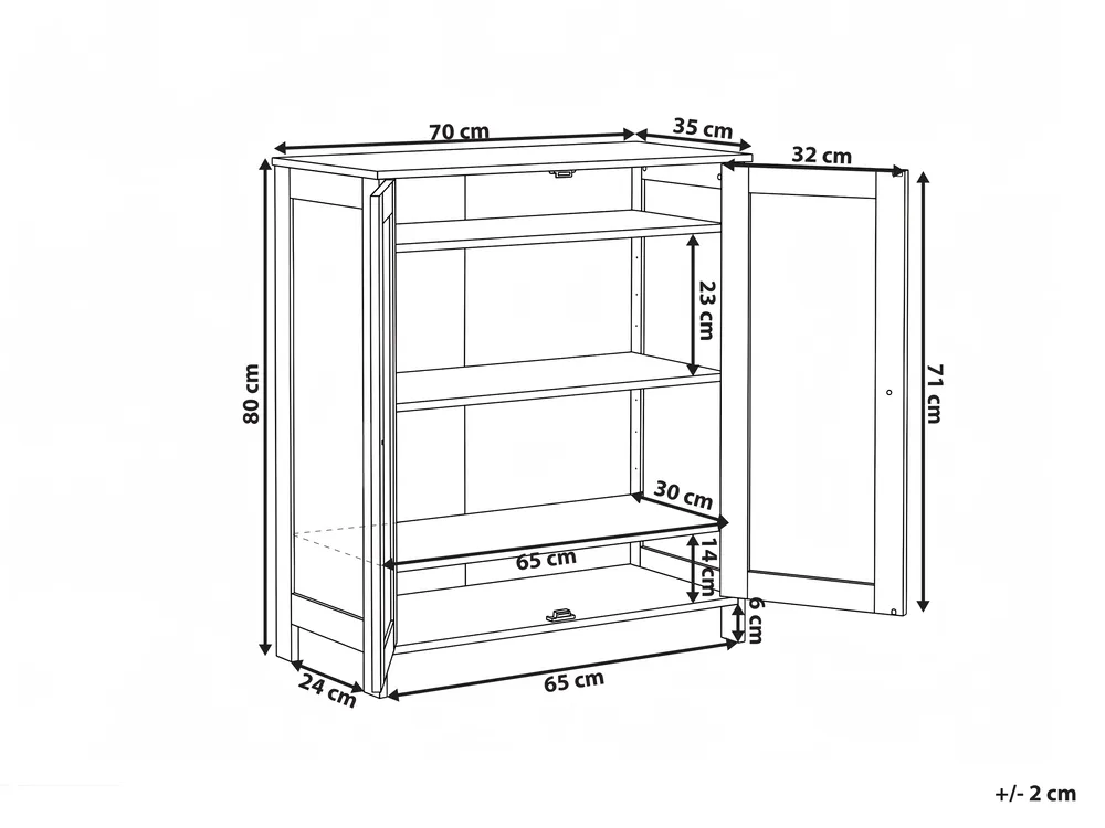 Schuhschrank VALCOURT Weiß_1136152