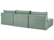 Modular U-Shape Sofa NERBO Fabric Light Green_1035392