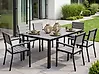 Gartenmöbel Set 6-Sitzer COMO Grau