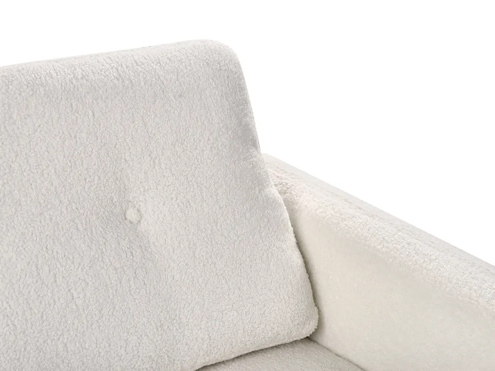 Sofa 3-Sitzer TUVE Bouclé Weiß_927364