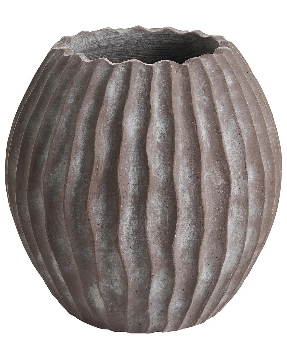 Plant Pot AUSSEE 43 cm Brown_1161162
