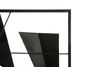 Wandobjekt ZINC Metall 50 cm Blau_742436