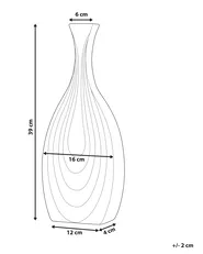 Dekovase THAPSUS 39 cm Keramik Schwarz_734297