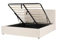 Bett mit Stauraum MOISSAC Stoff Beige 160 x 200 cm_873884