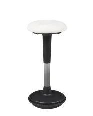 Wobble Stool ESTELL Faux Leather White_1007043