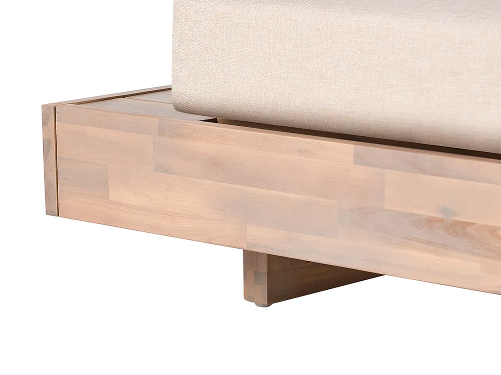 Lounge Set mit Tisch 5-Sitzer MARETTIMO zertifiziertes Akazienholz Beige_1154164